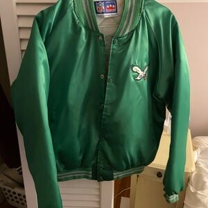 STARTER Green  vintage Jacket with Eagle Logo women’s size small